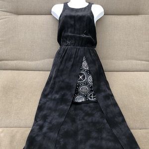 GRYPHON 100% Silk Maxi/Mini Dress with Sparkle